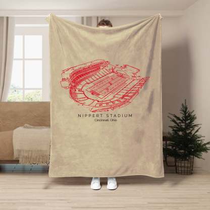 Nippert Stadium - College Football Blanket
