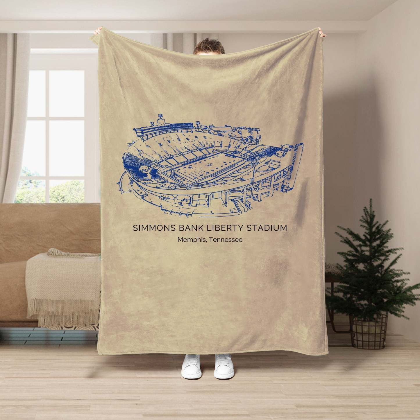 Simmons Bank Liberty Stadium- College Football Blanket