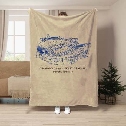 Simmons Bank Liberty Stadium- College Football Blanket