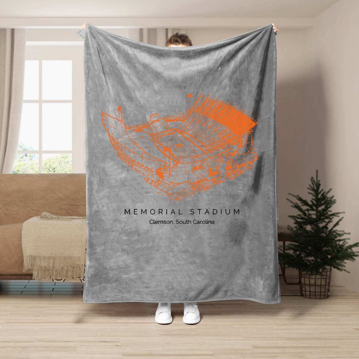 Memorial Stadium (Clemson) - College Football Blanket