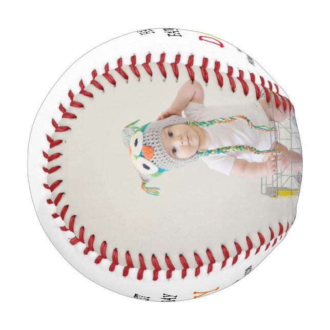 Cute First Father's Day Daddy | Photo Collage Baseball