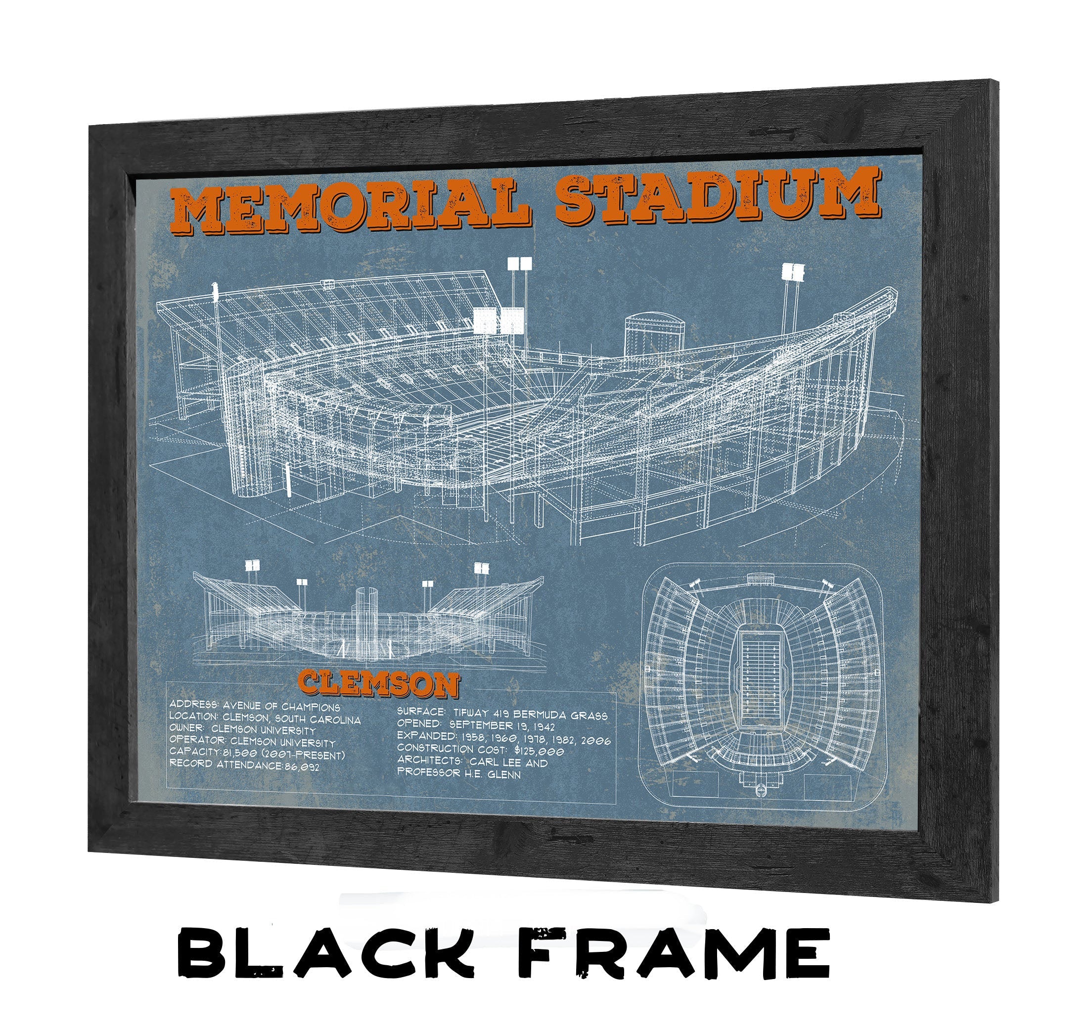 Memorial Stadium Football Print