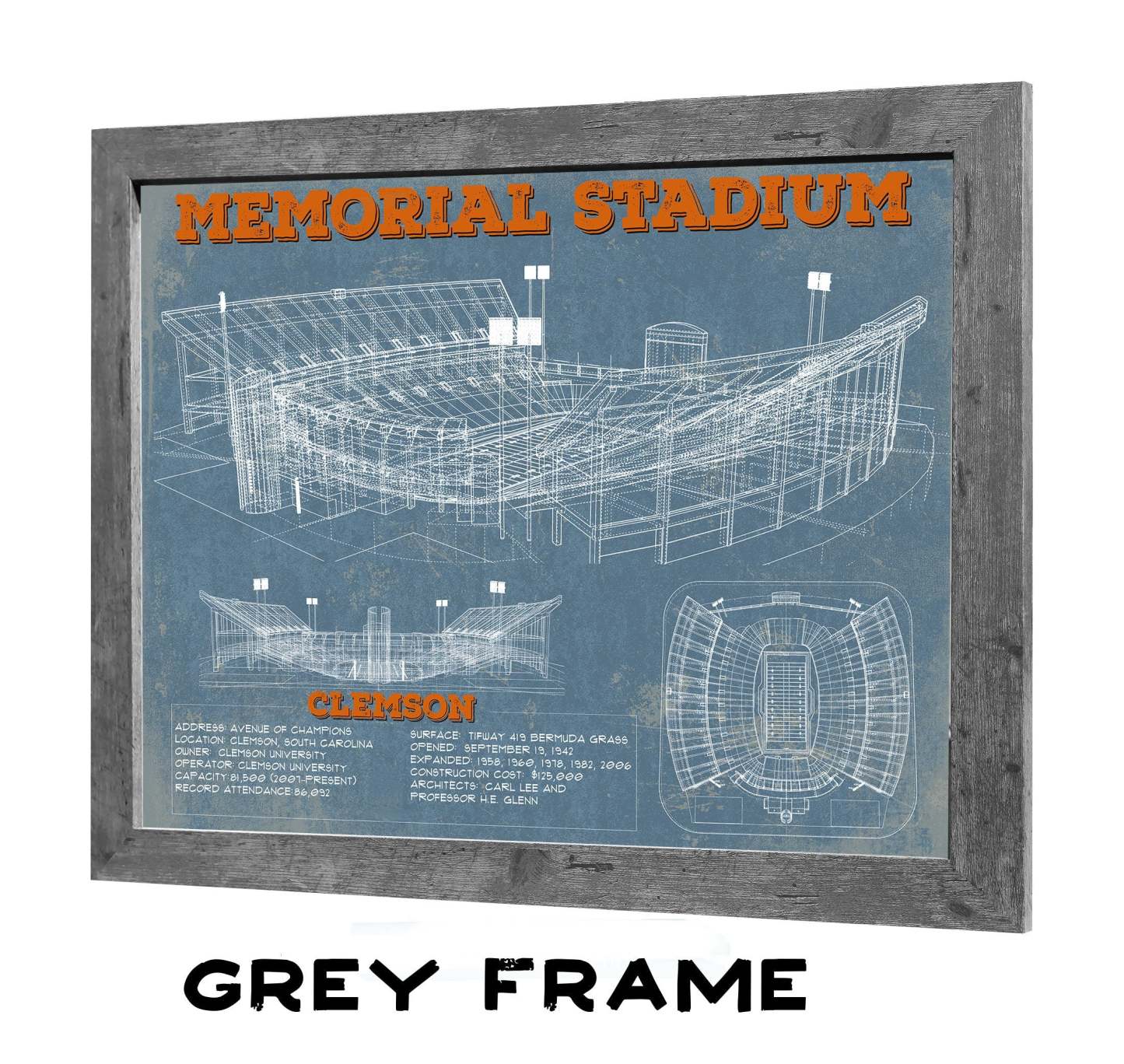 Memorial Stadium Football Print