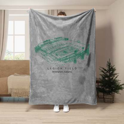Legion Field Stadium  - College Football Blanket