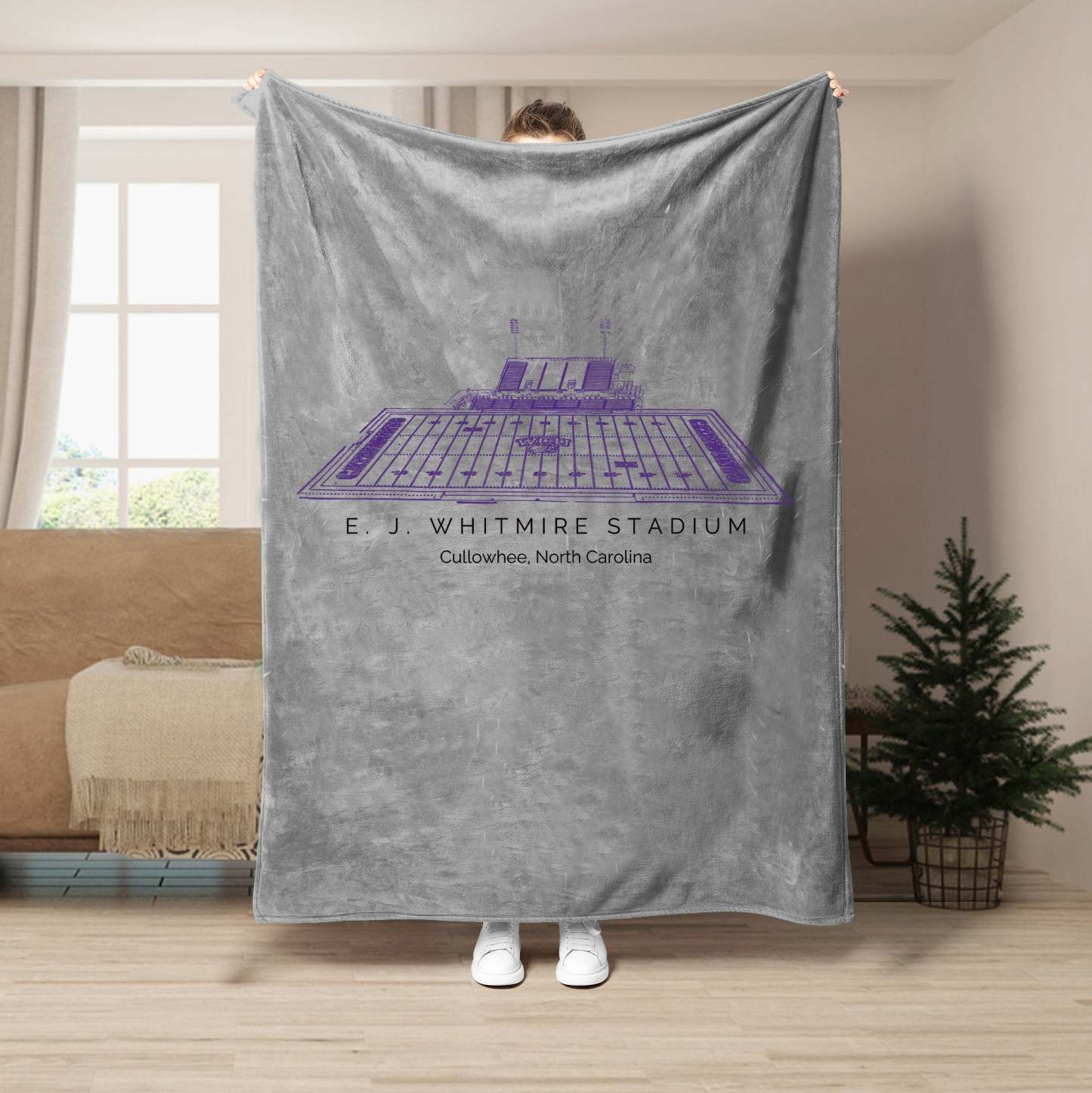 E. J. Whitmire Stadium - College Football Blanket