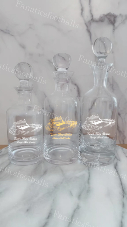 Carter–Finley Stadium Whiskey Bottles-Gifts For Sports Lovers