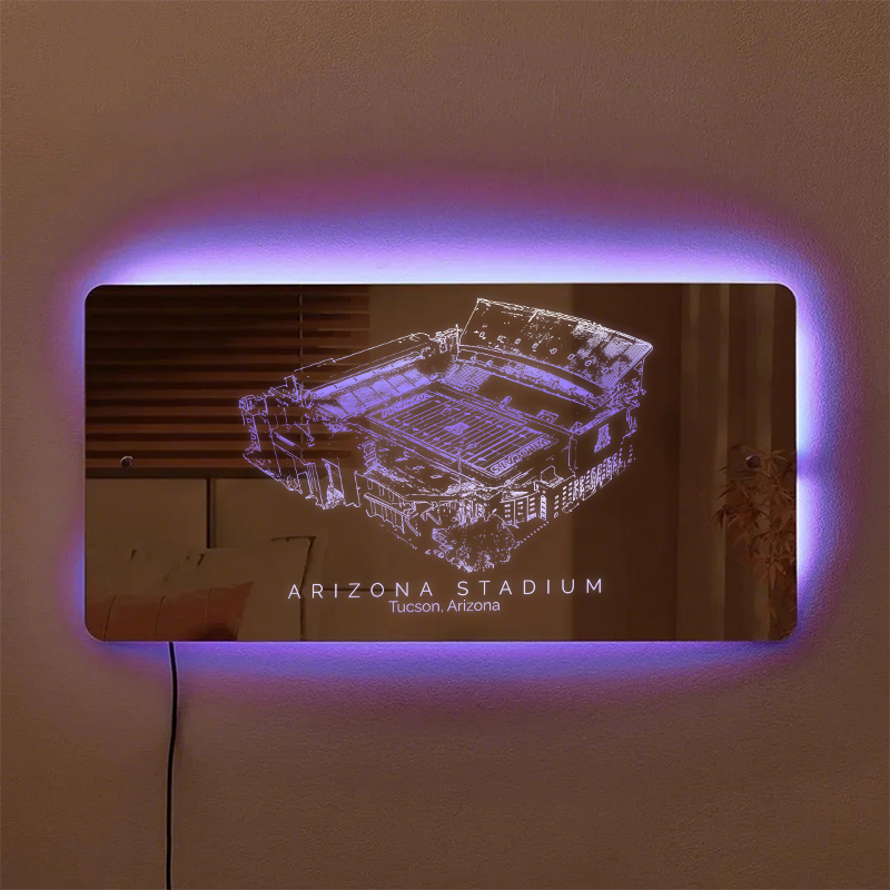 Arizona Stadium Mirror Light - Gifts for Sports Lovers