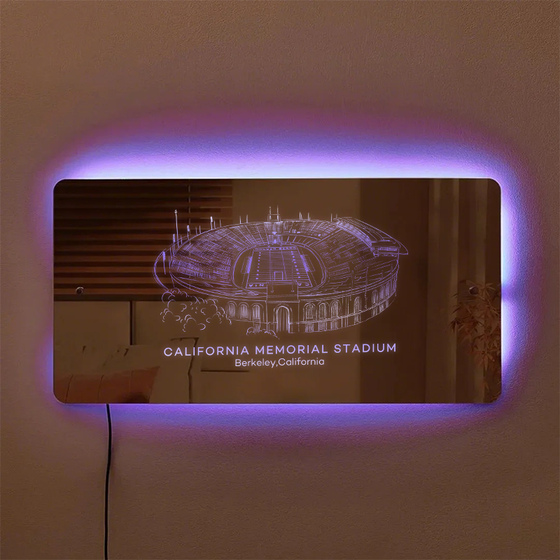 California Memorial Stadium Mirror Light - Gifts for Sports Lovers