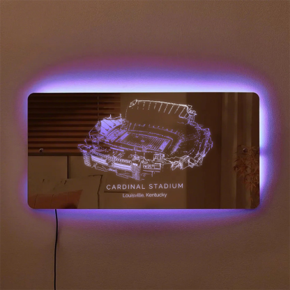 Cardinal Stadium Mirror Light - Gifts for Sports Lovers