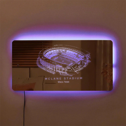 McLane Stadium Mirror Light - Gifts for Sports Lovers
