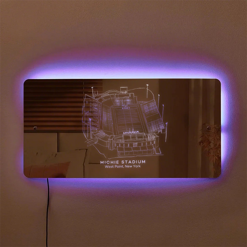 Michie Stadium Mirror Light - Gifts for Sports Lovers