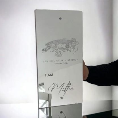 🐊Number One Fan Ben Hill Griffin Stadium Mirror Light-Florida Gators、NCAA