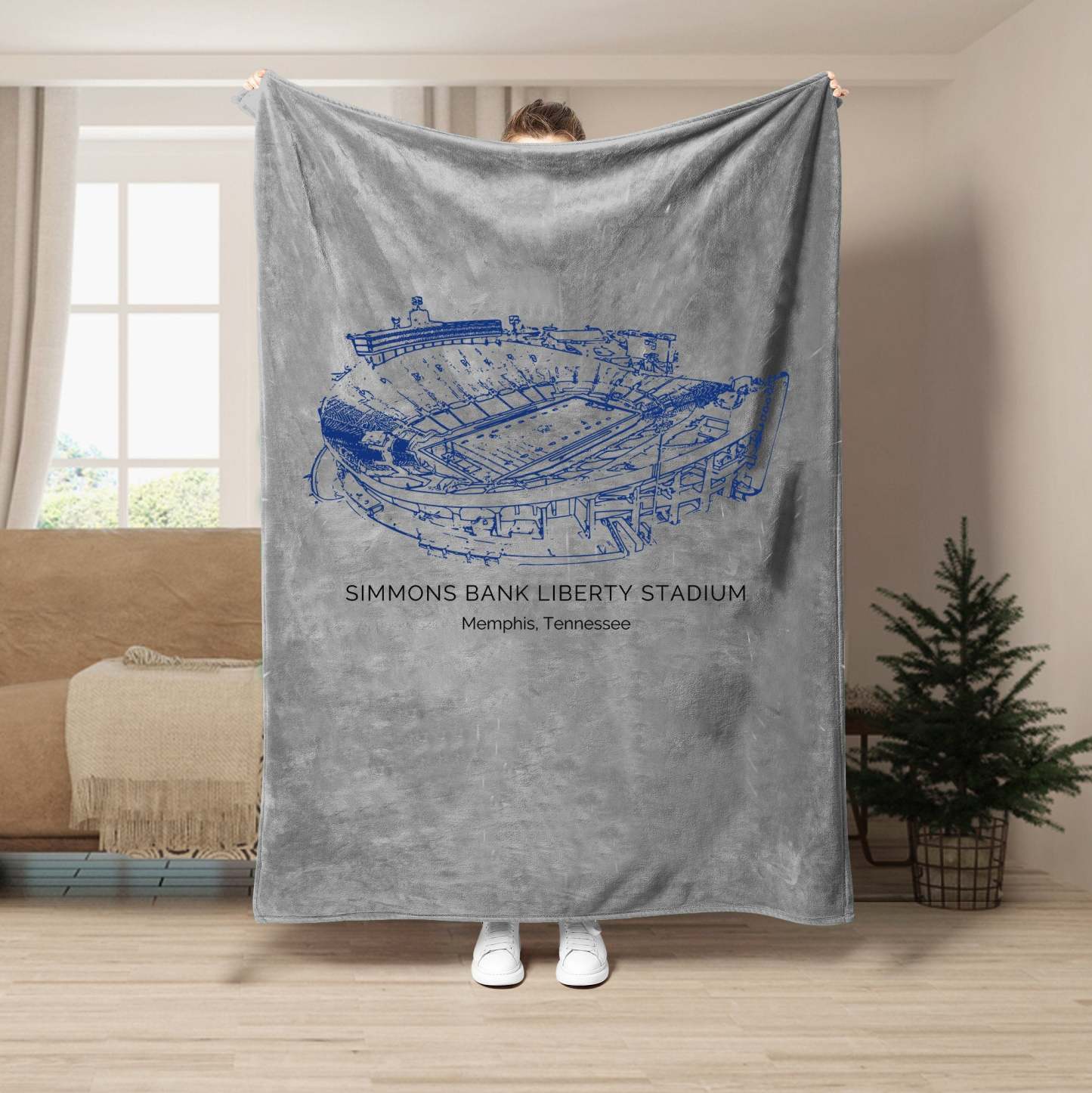 Simmons Bank Liberty Stadium- College Football Blanket