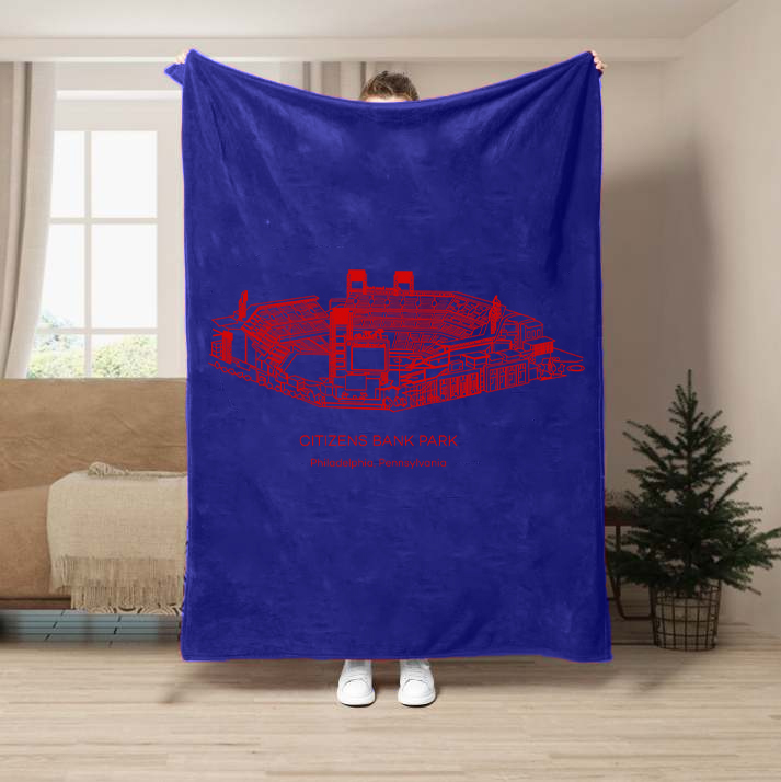 Citizens Bank Park-Philadelphia Phillies Baseball Stadium Blanket