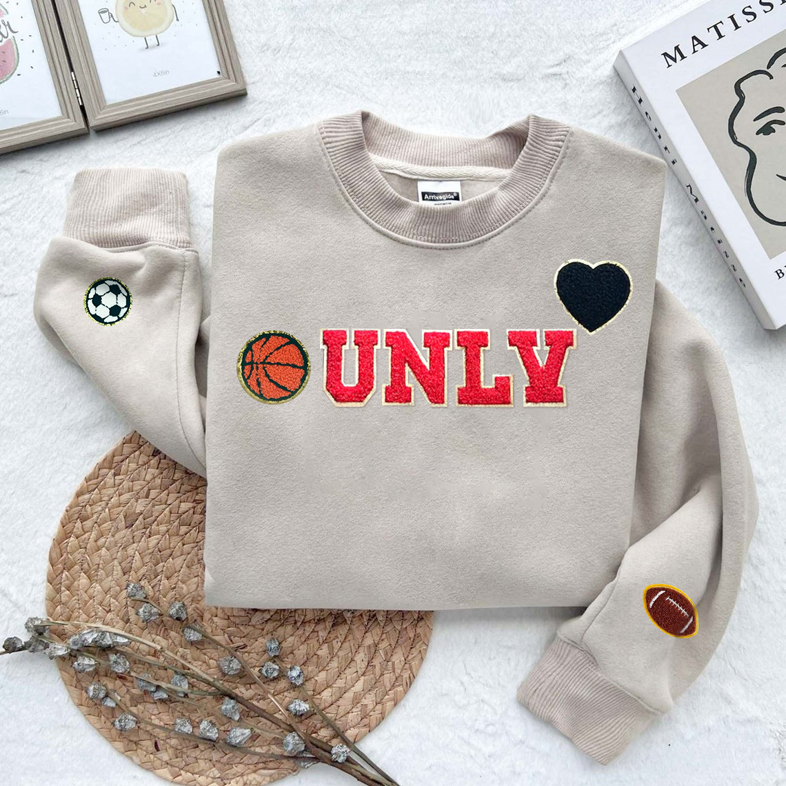 Custom Embroidered Applique Patch Sport Sweatshirt/Hoodie