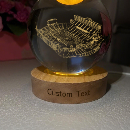 Spartan Stadium 3D Spherical Crystal Lamp