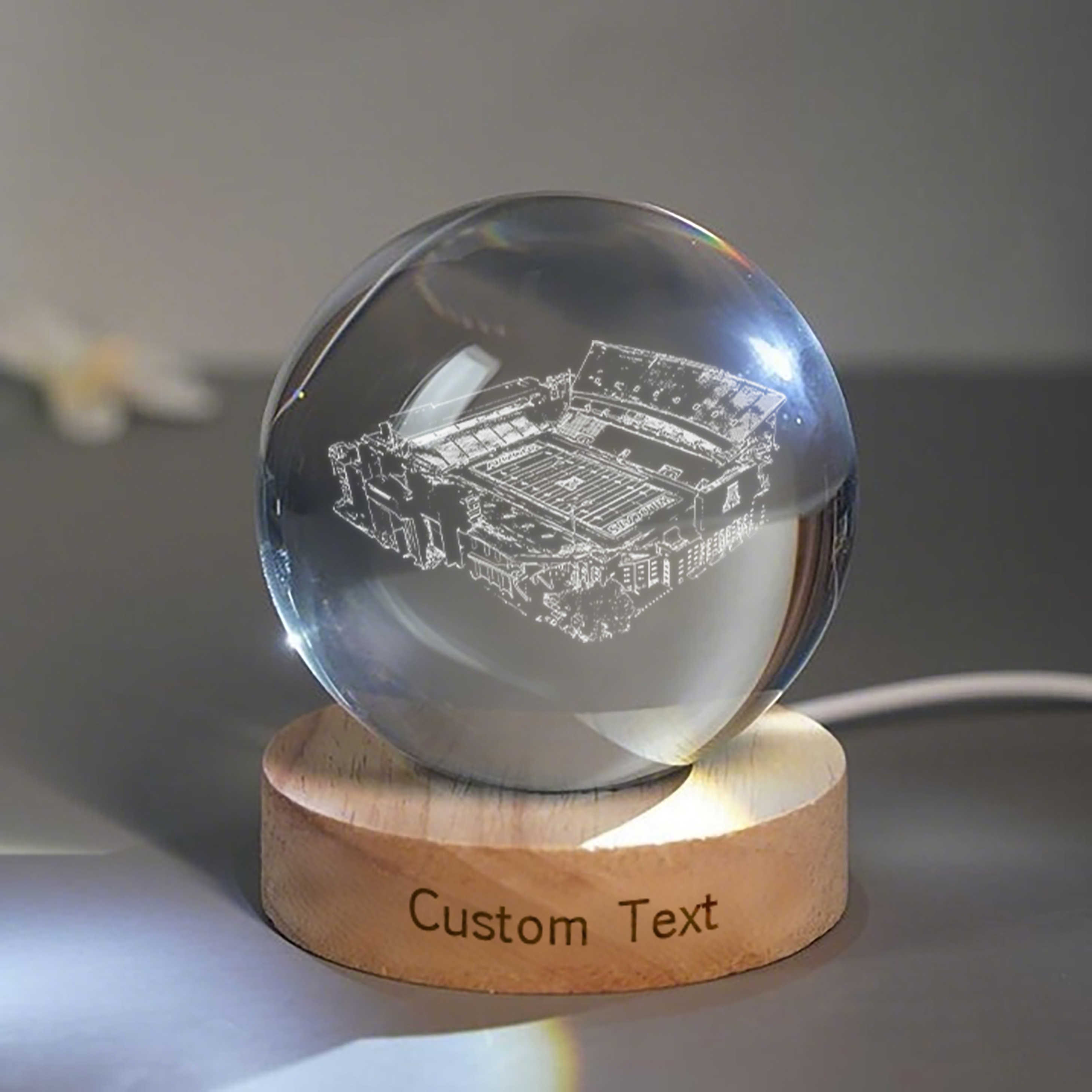 Arizona Stadium 3D Spherical Crystal Lamp