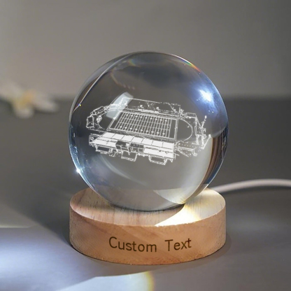 Braly Stadium 3D Spherical Crystal Lamp