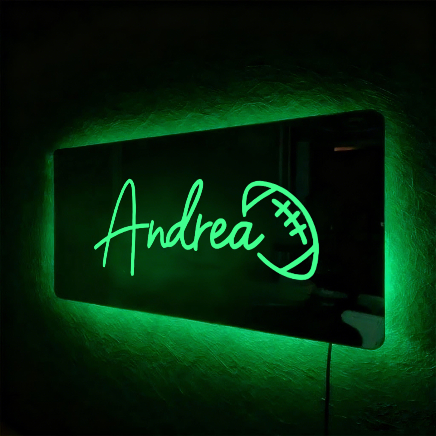 Customized Sports Mirror Light - Gifts for Sports Lovers