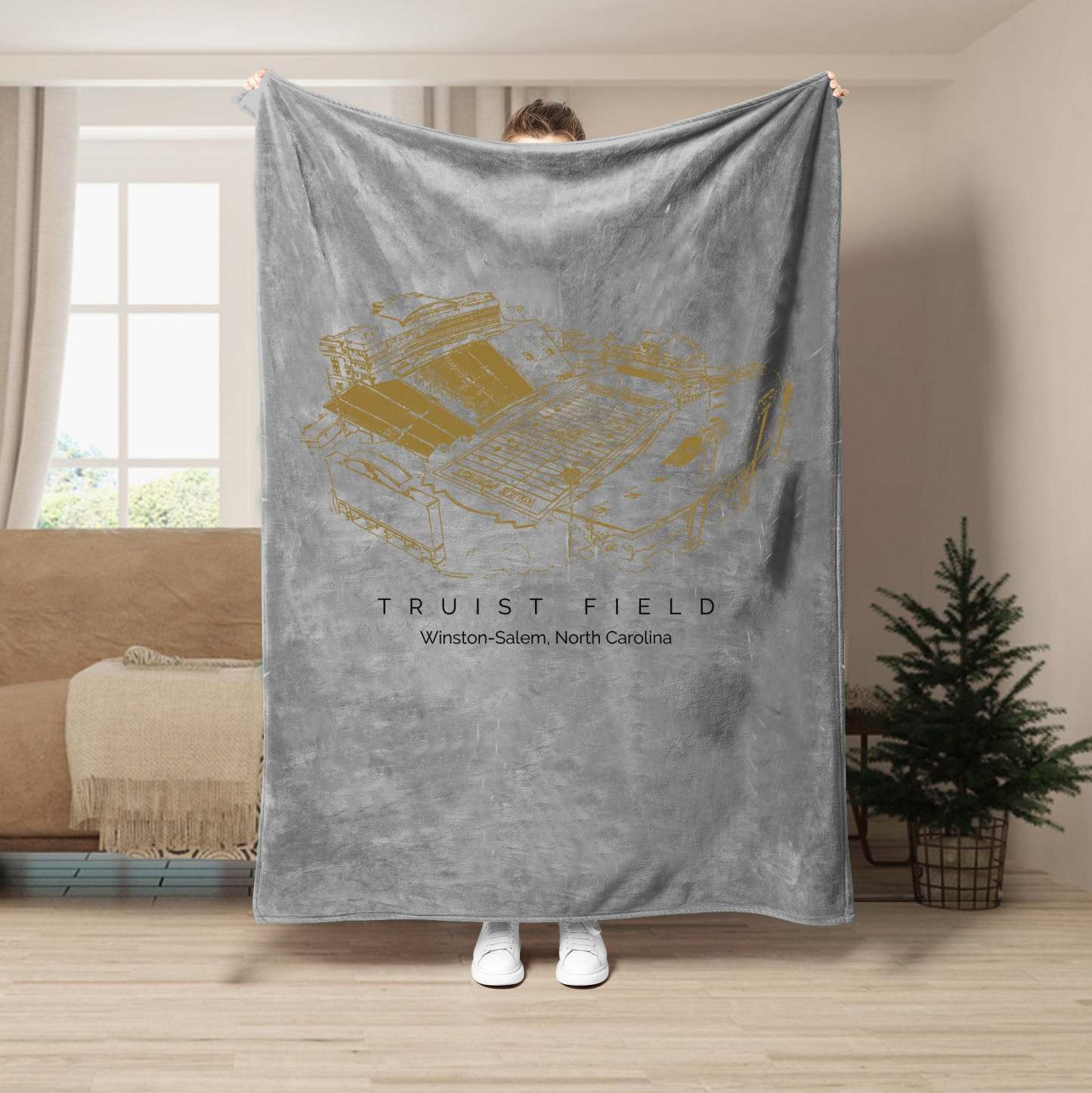 Truist Field Stadium - College Football Blanket