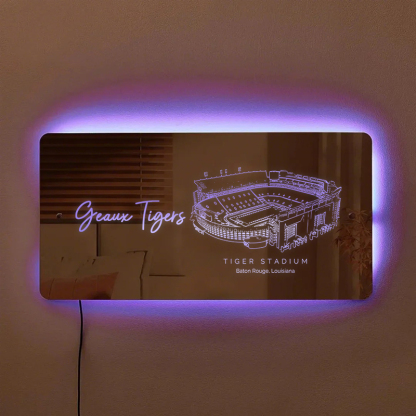 Tiger Stadium Mirror Light-Gifts For Sports Lovers