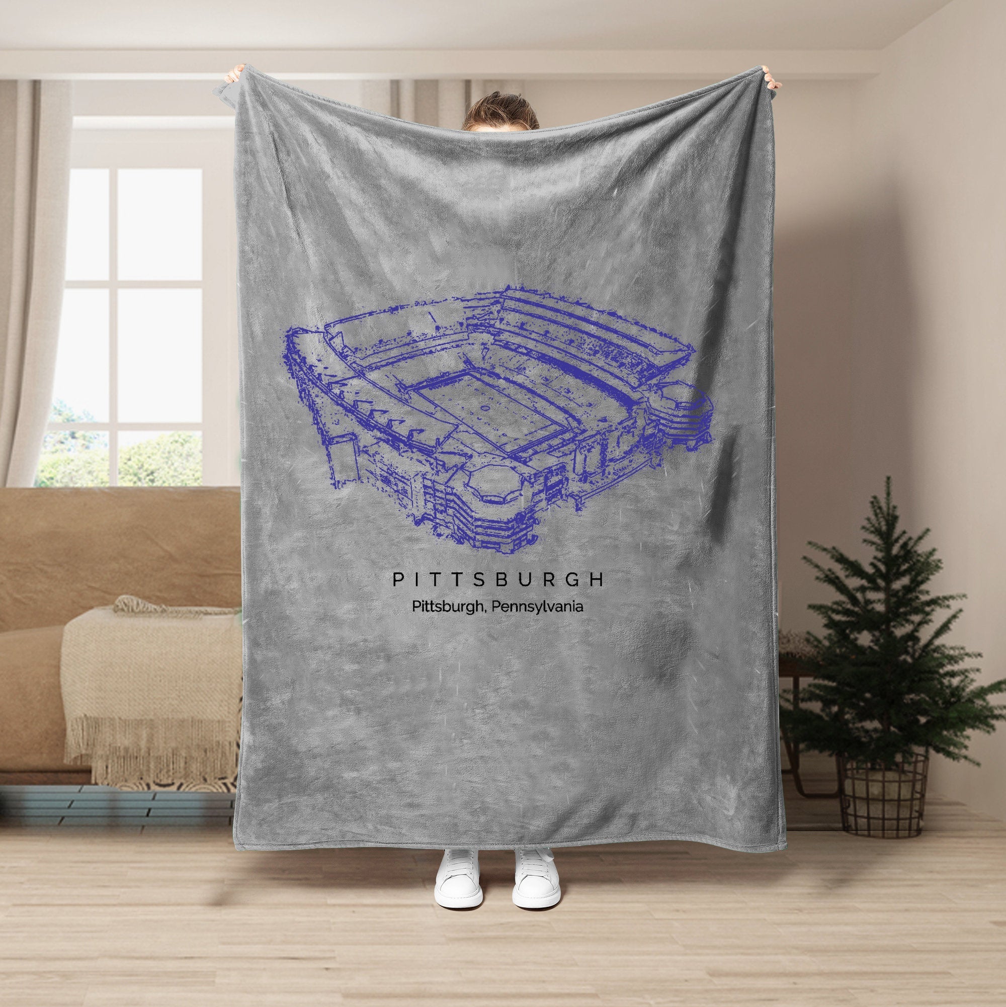 Acrisure Stadium - College Football Blanket