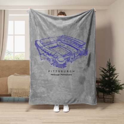 Acrisure Stadium - College Football Blanket