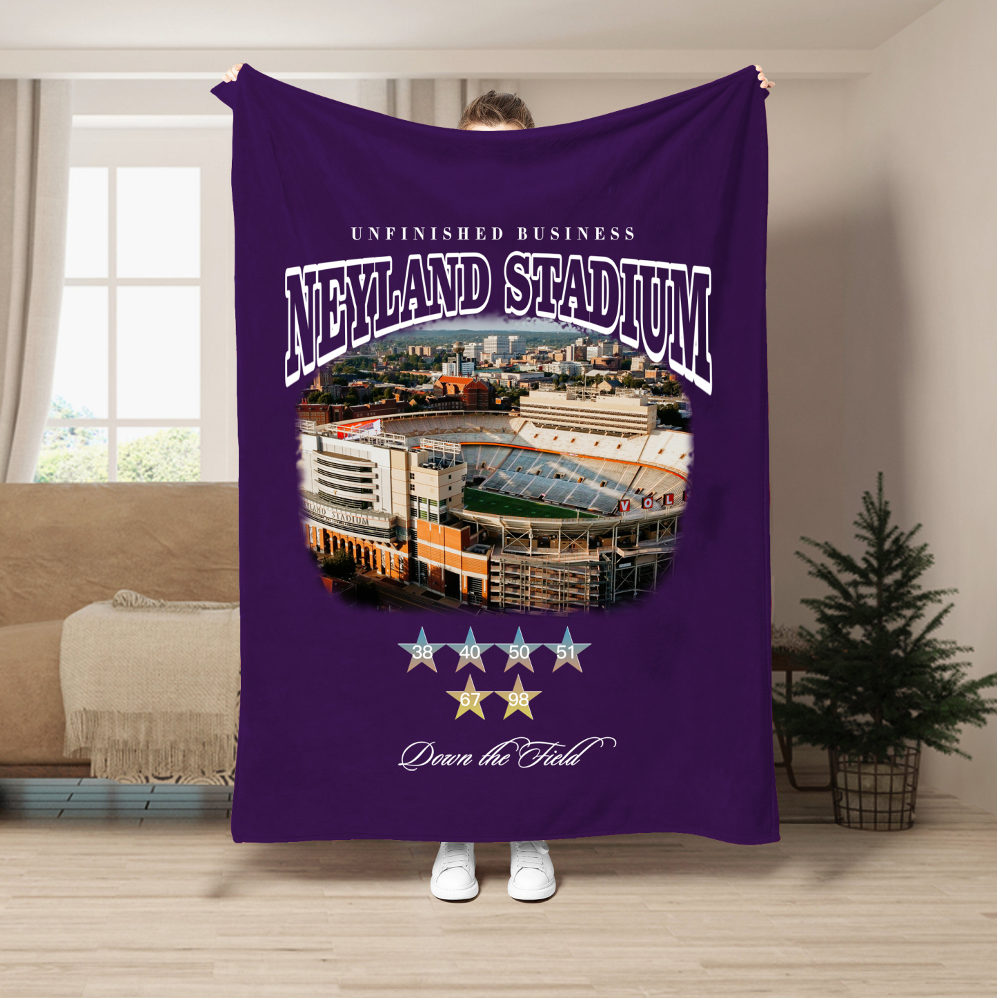 Unfinished Business Blanket-Neyland Stadium
