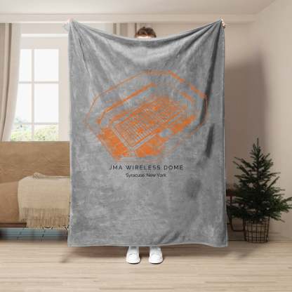 JMA Wireless Dome Stadium  - College Football Blanket