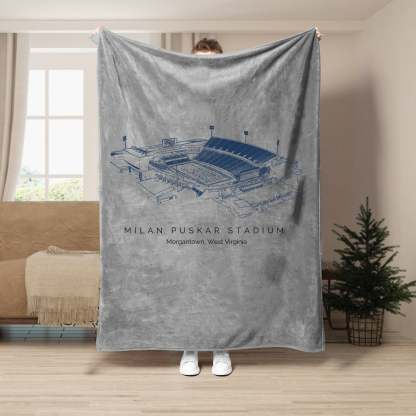 Milan Puskar Stadium - College Football Blanket