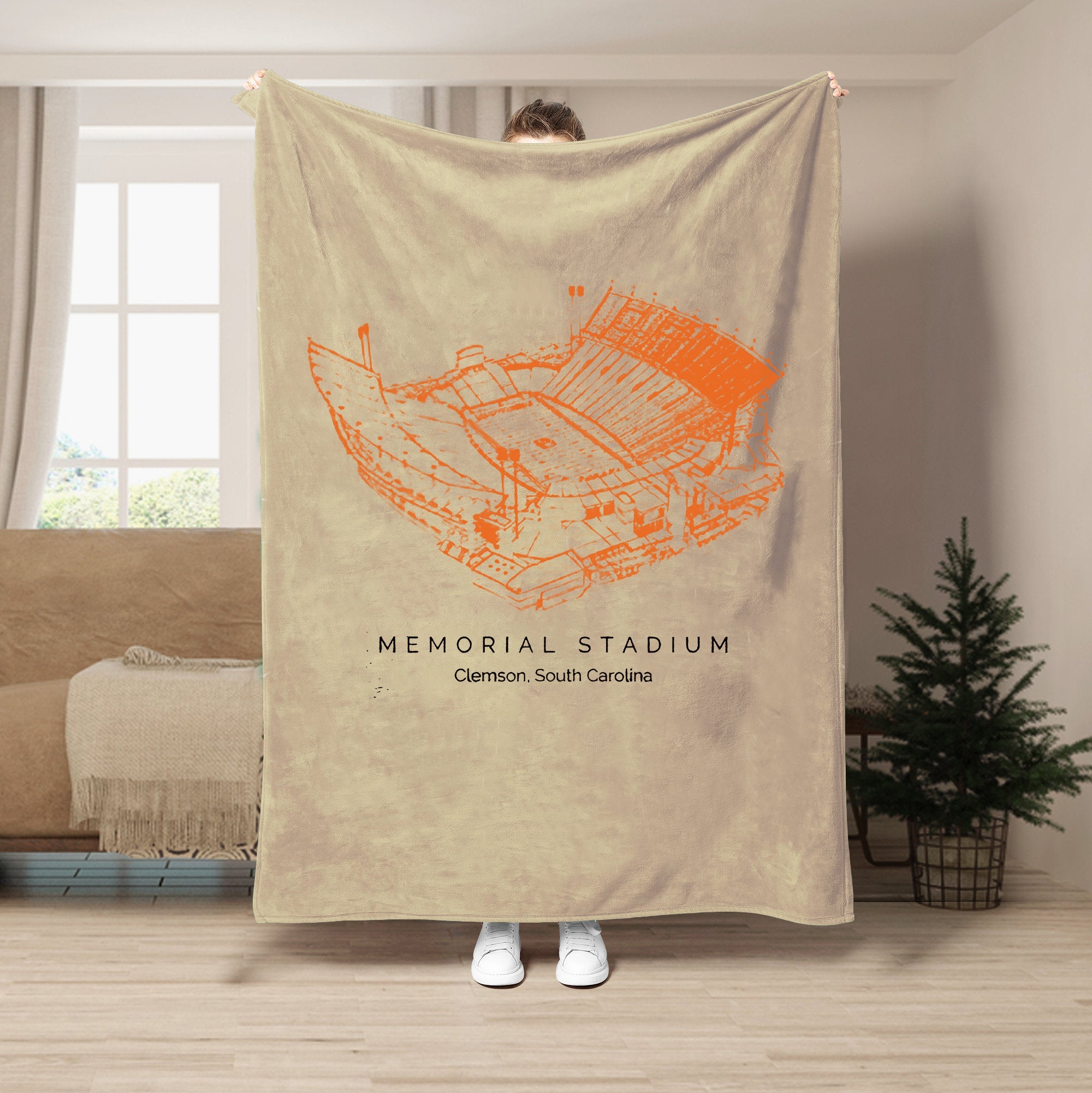 Memorial Stadium (Clemson) - College Football Blanket