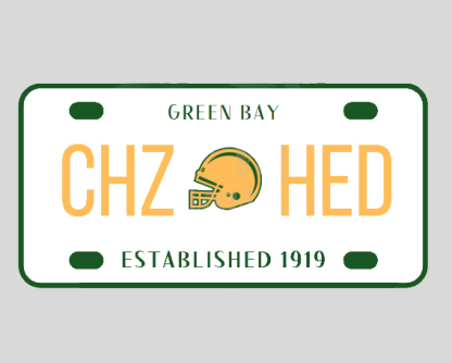 Custom Embroidery Team License Plate Crewneck