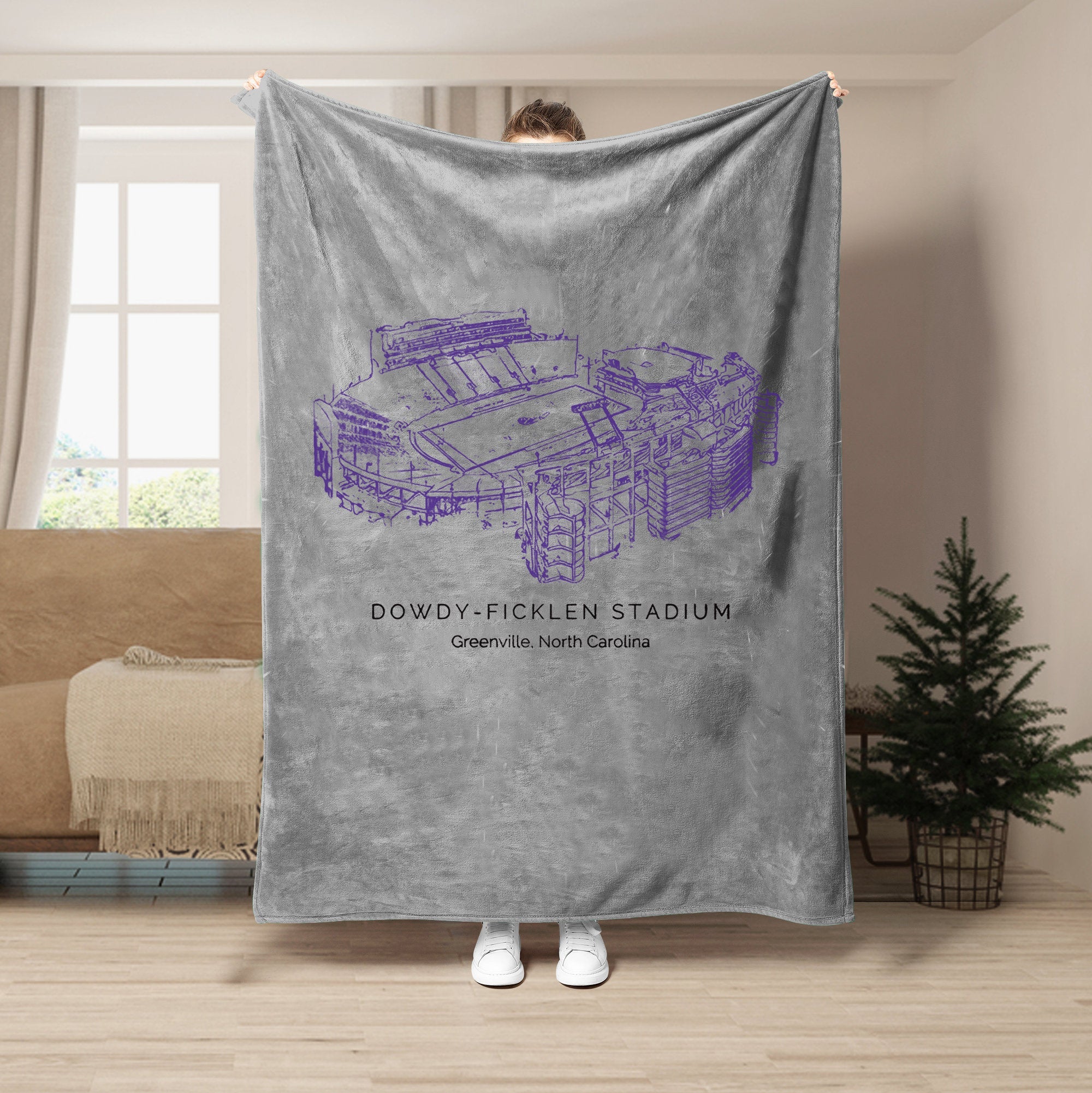 Dowdy–Ficklen Stadium - College Football Blanket