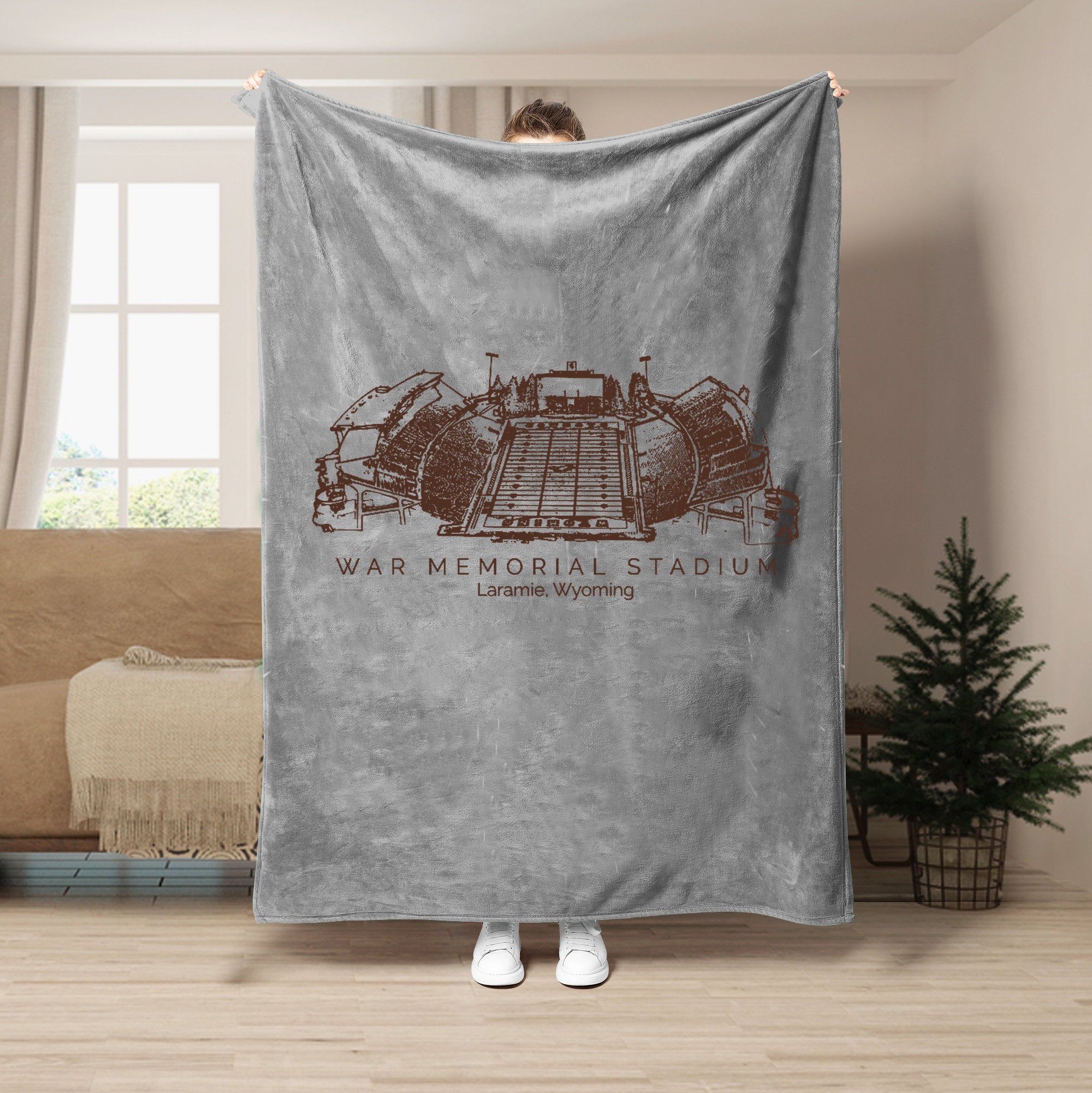 War Memorial Stadium - College Football Blanket