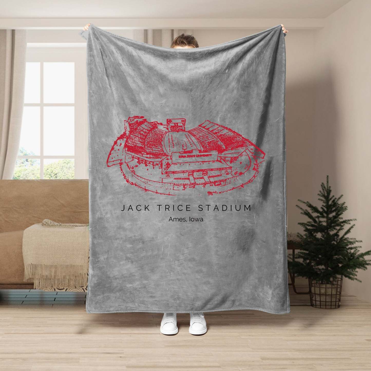 Jack Trice Stadium - College Football Blanket