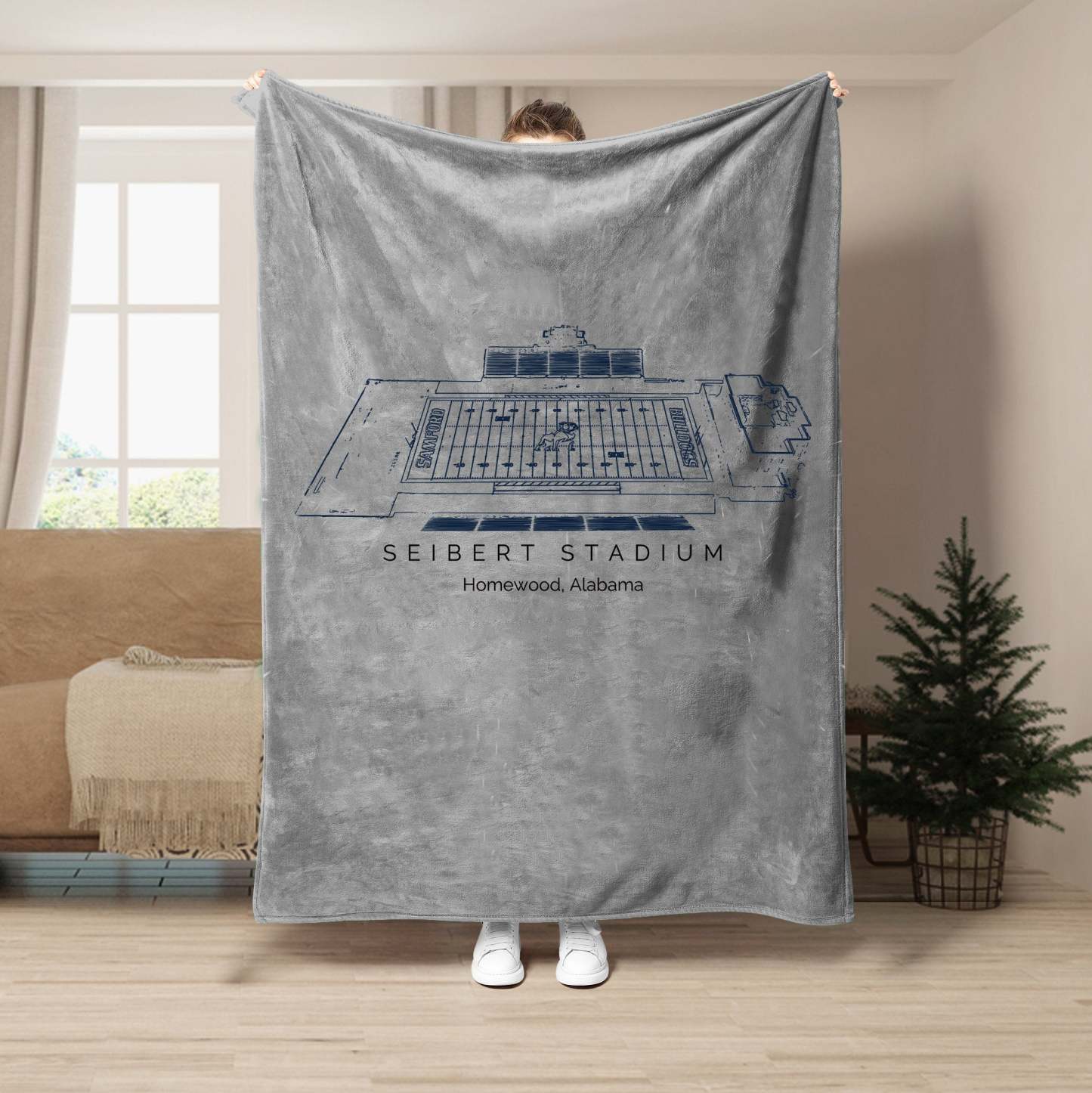 Seibert Stadium - College Football Blanket