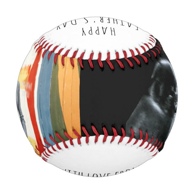 Sonogram Pregnancy Photo Daddy to Be Baseball