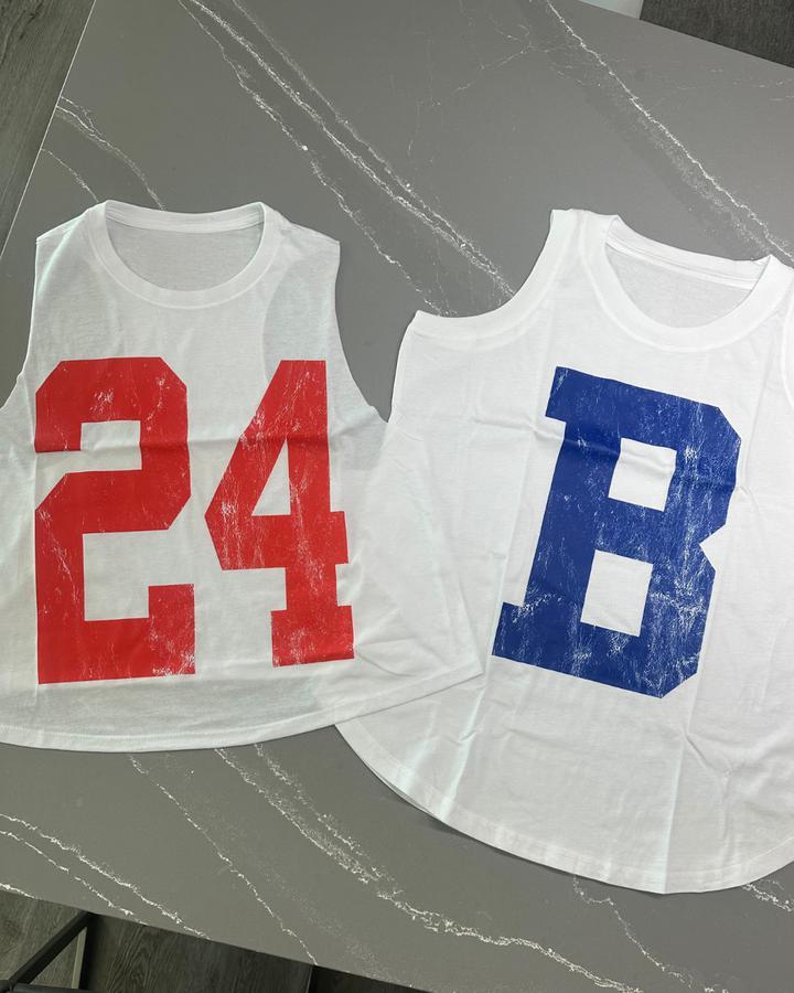 Custom #1 Fan Relaxed Tank-Black Or Gray