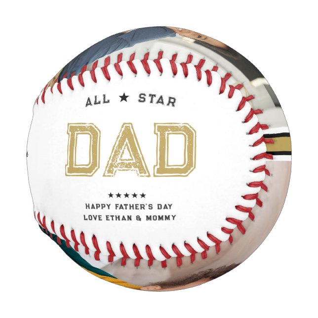 All Star Dad | Happy Father's Day Photo Baseball
