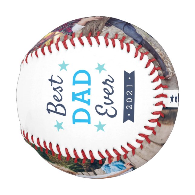 Best Dad Ever | Father's Day Photo Baseball