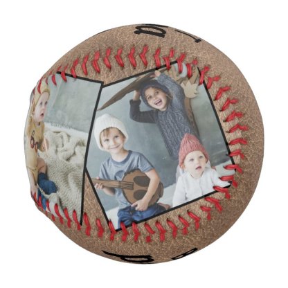 Vintage Best Papa Ever Memento Baseball