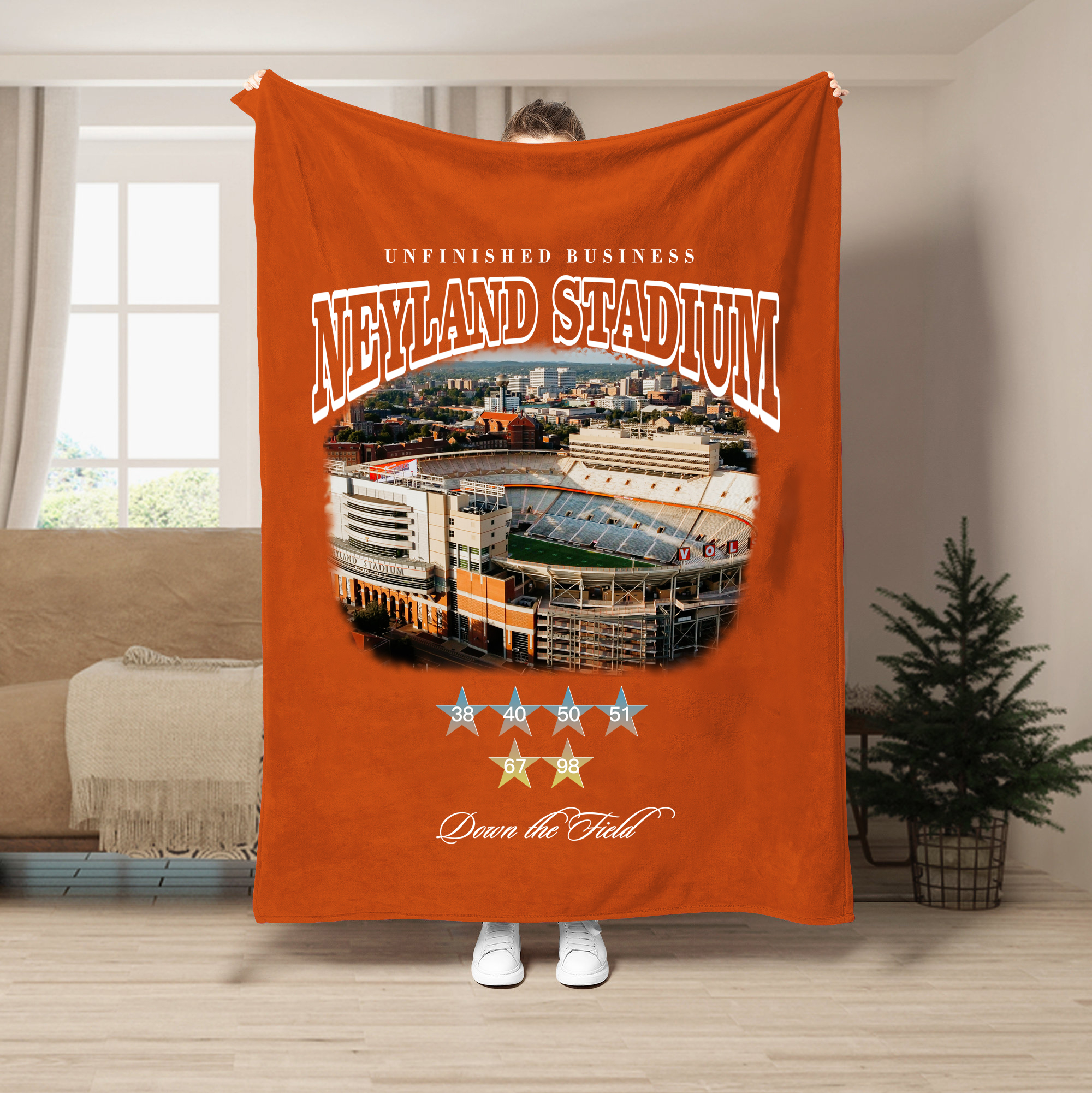 Unfinished Business Blanket-Neyland Stadium