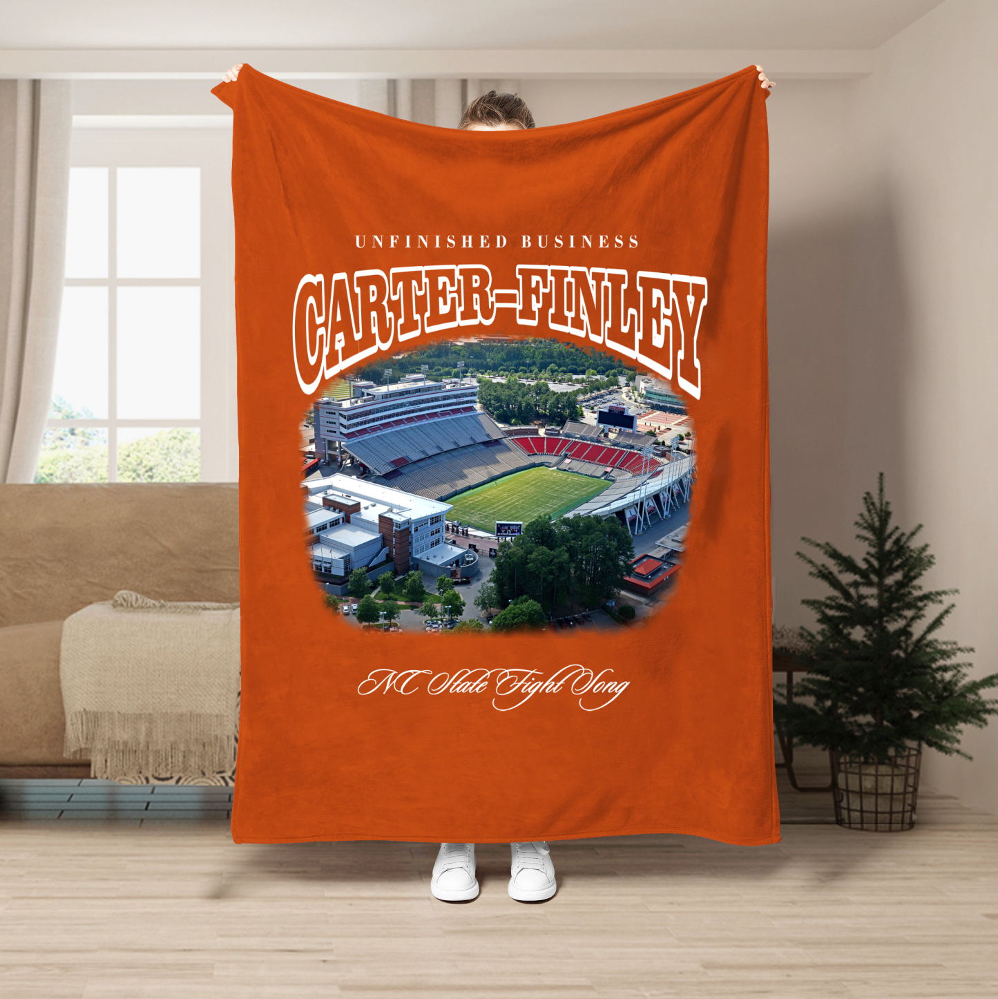 Unfinished Business Blanket-Carter–Finley Stadium