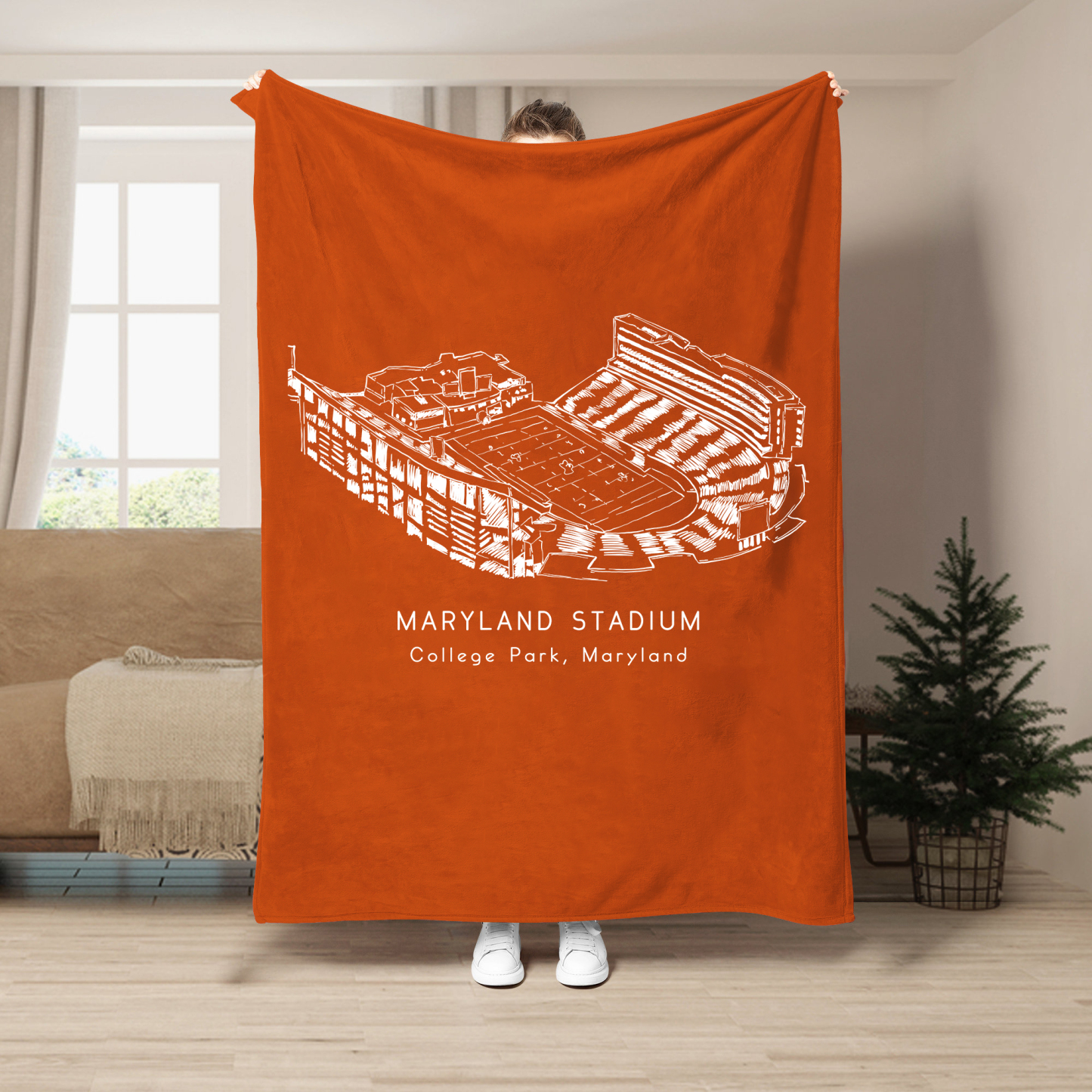 Maryland (SECU) Stadium - Maryland Terrapins football, Football Blanket