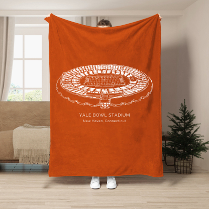 Yale Bowl - Yale Bulldogs football, Football Blanket