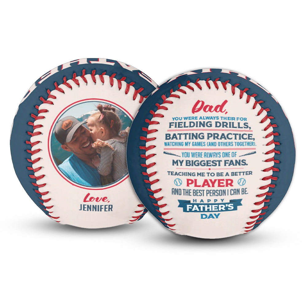 Custom Softball Fathers Day Gift - Retro