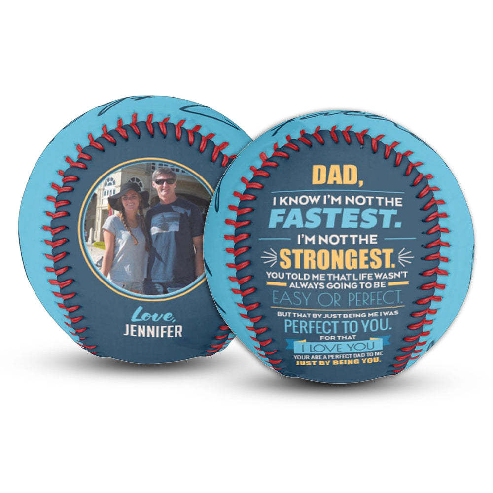 Custom Softball Fathers Day Gift - Two Tone