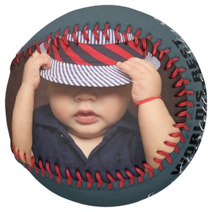 Happy Fathers Day Personalized Worlds Best Daddy Softball