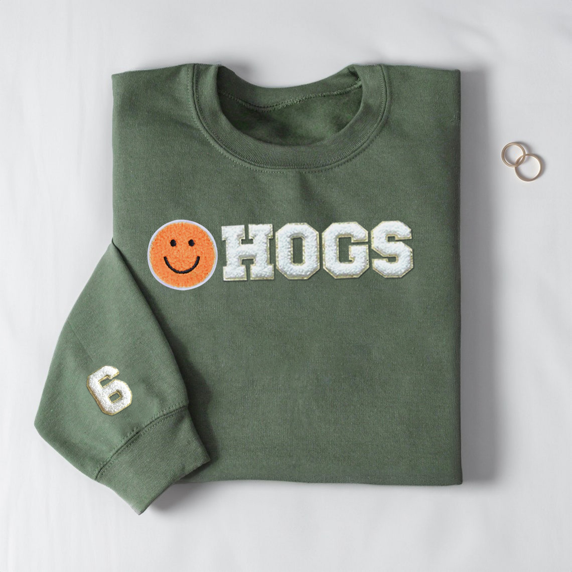 Custom Embroidered Applique Patch Sport Sweatshirt/Hoodie