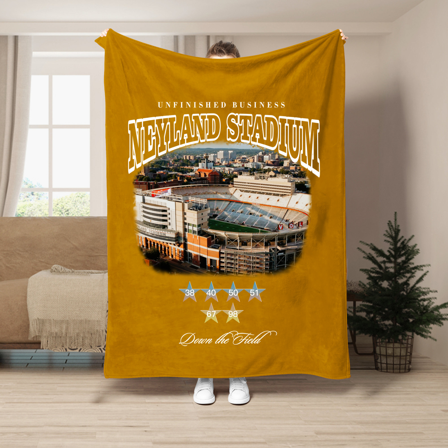 Unfinished Business Blanket-Neyland Stadium